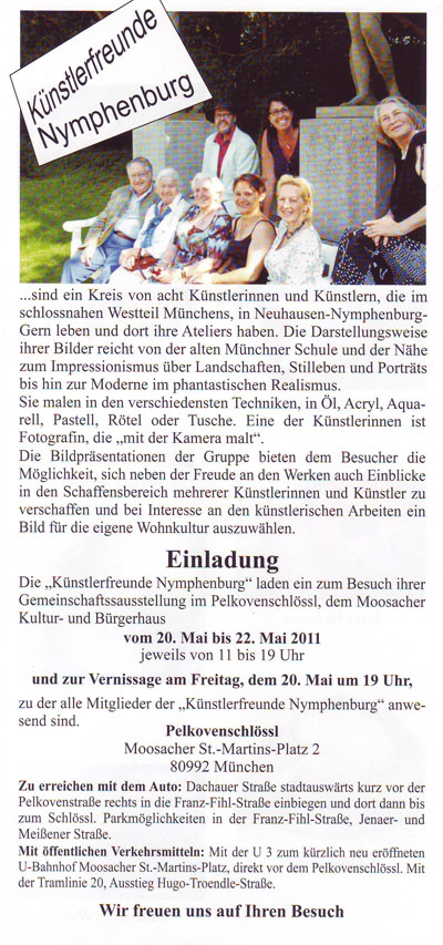 K�nnstlerfreunde Nymphenburg