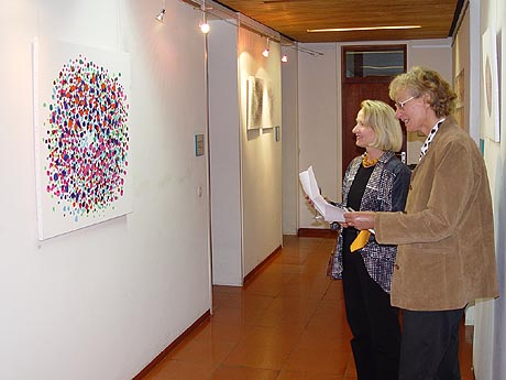 bei der Vernissage...